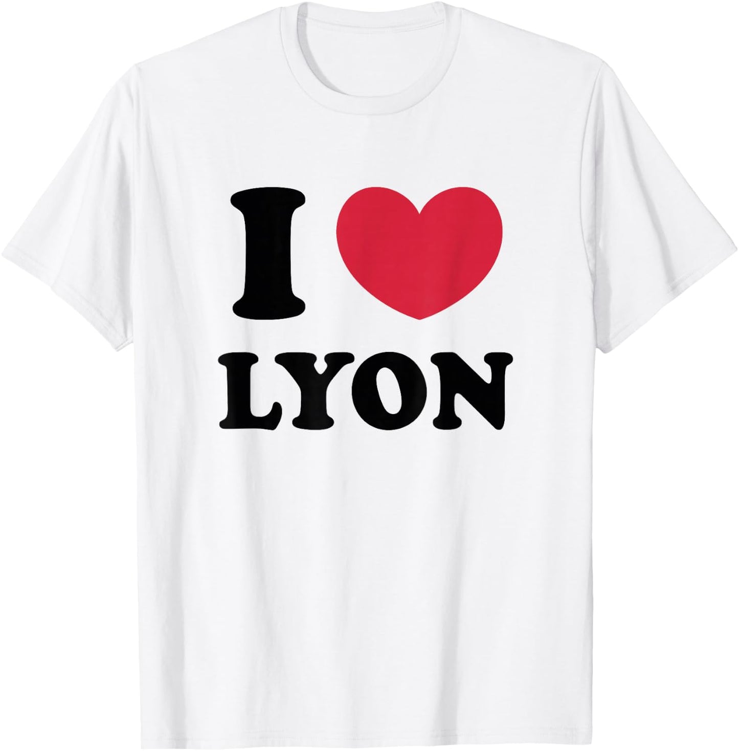 I Love Lyon , white, S T-Shirt - T-Shirt | White
