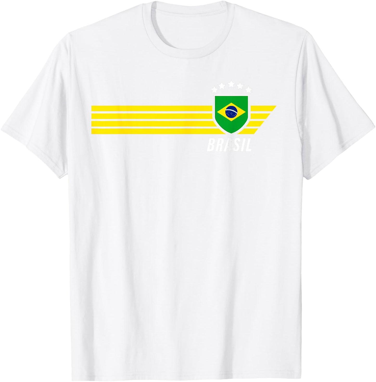 Brasilien Brasilien Seleção Brazilian Fußball Fan Trikot T-Shirt - T-Shirt | White