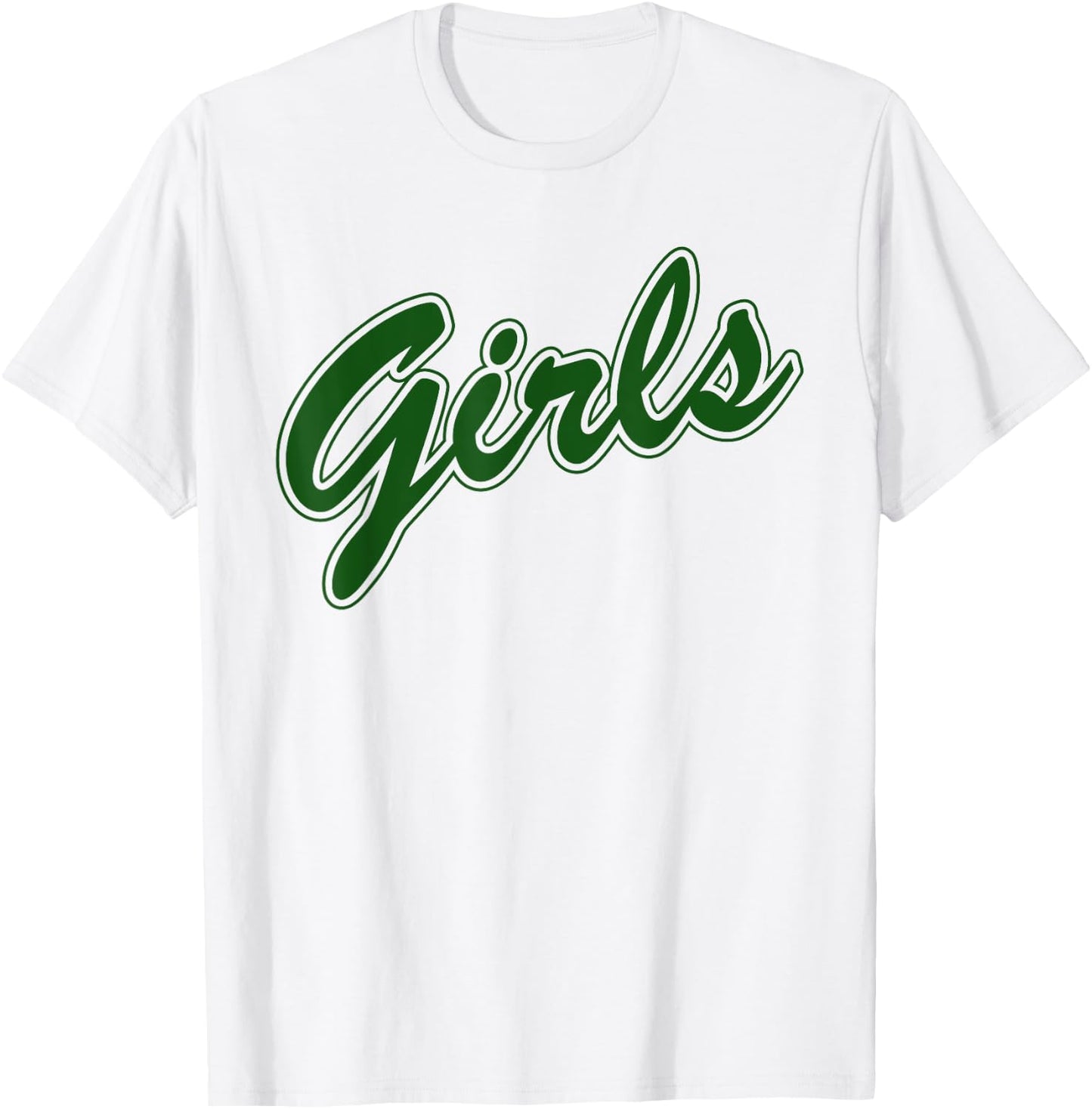 Girls Shirt Friends Green Graphic , grey T-Shirt - T-Shirt | White