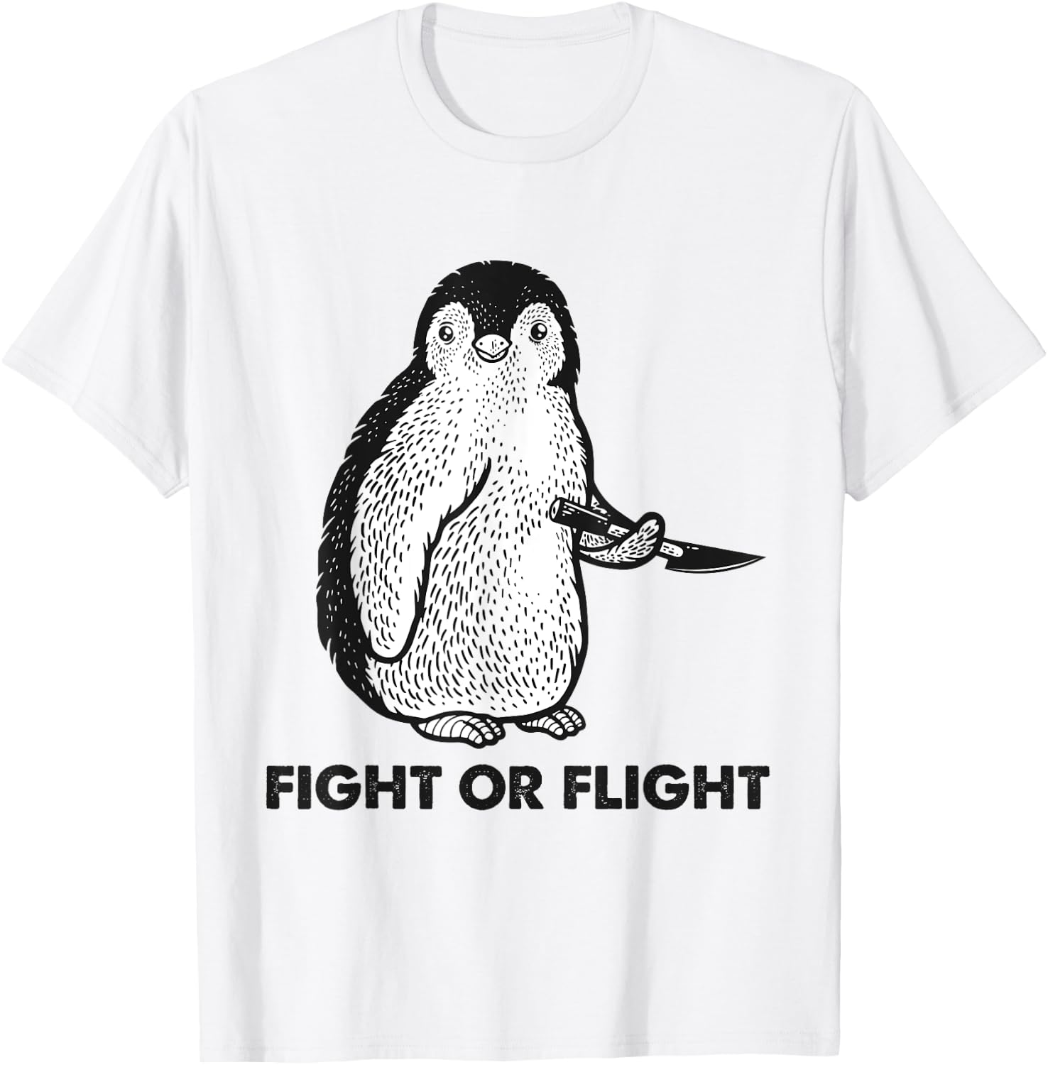 Jeu de mots amusant de pingouin T-Shirt - T-Shirt | White
