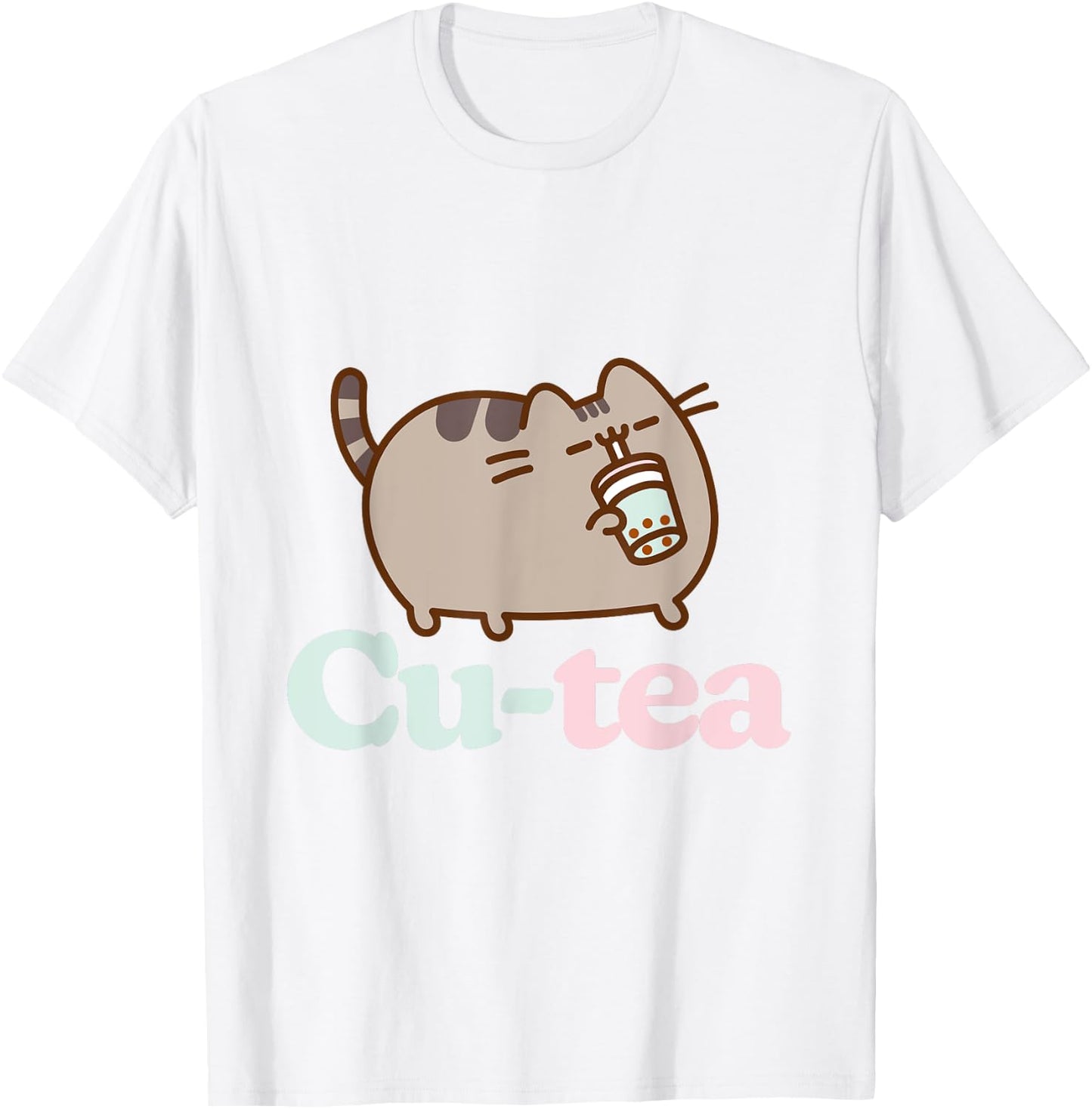Pusheen Cu-Tea Boba T-Shirt - T-Shirt | White