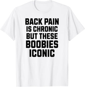 Funny Inappropriate Adult Humor Girls Big Boobs Boobies T-Shirt - T-Shirt | White