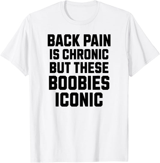 Funny Inappropriate Adult Humor Girls Big Boobs Boobies T-Shirt - T-Shirt | White