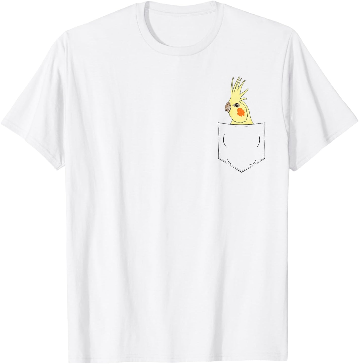Lutino Cockatiel Bag Birds Gift Parakeets T-Shirt - T-Shirt | White