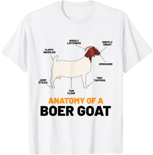 Boer Goat Lover Shirs Pet Meme Animal Pun Funny Boer Goat T-Shirt - T-Shirt | White