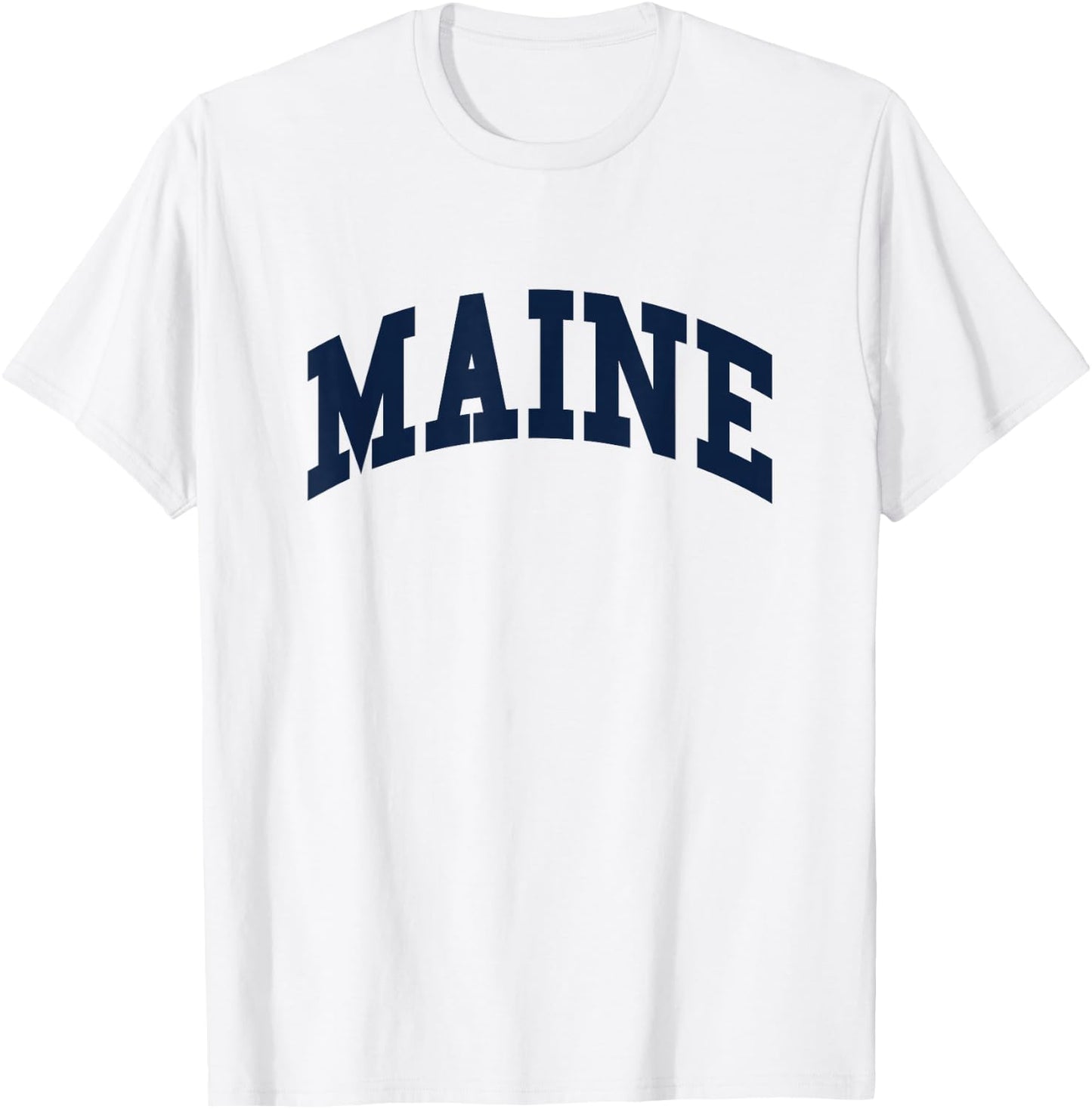 Maine - Throwback Design - Classic T-Shirt - T-Shirt | White