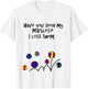 Smilealottees Funny Lost my Marbles Pun T-Shirt - T-Shirt | White