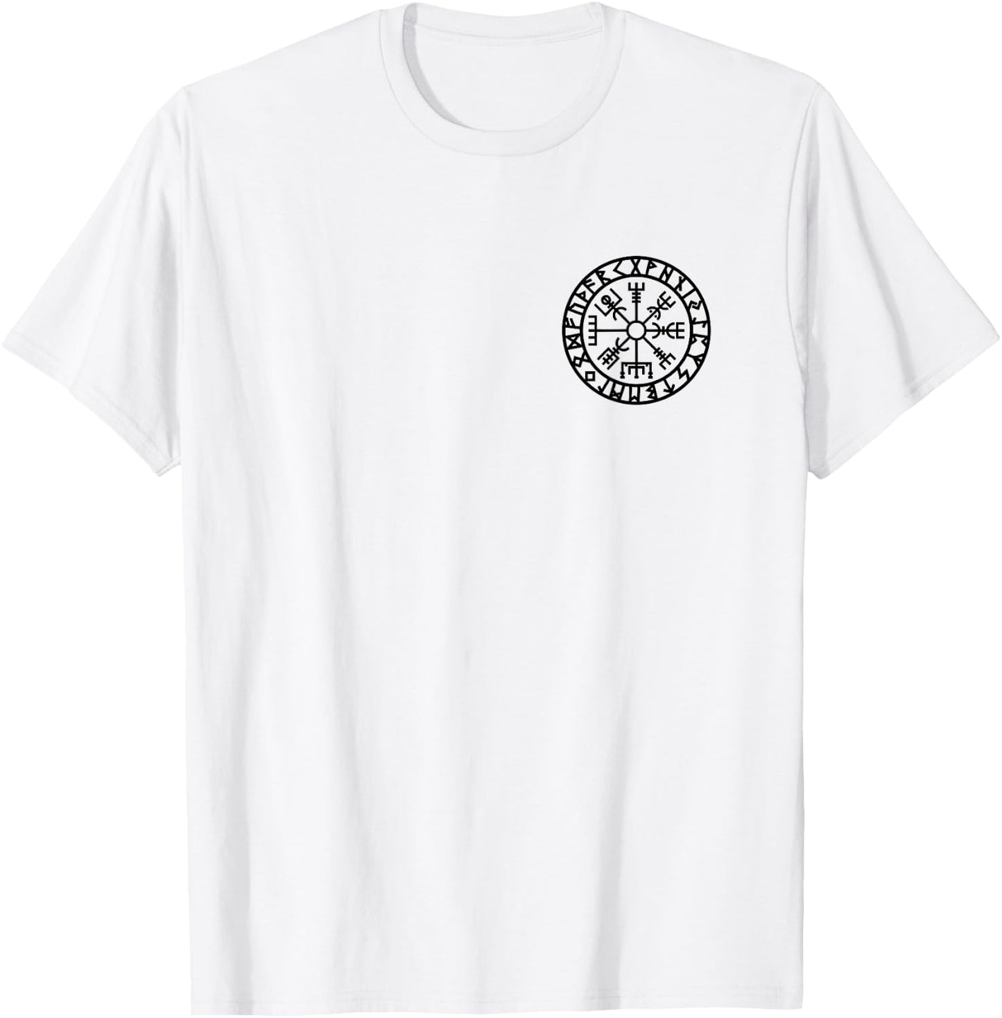 Vegvisir Vikings Nordischer Schutz Odin Thor Celtic T-Shirt - T-Shirt | White