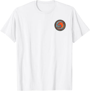 Universal Epic Universe Isle of Berk Viking Shield Two Sided T-Shirt - T-Shirt | White