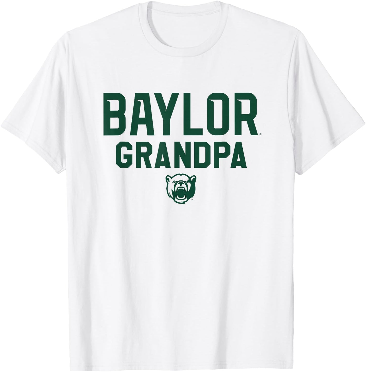 Baylor University Bears Grandpa T-Shirt - T-Shirt | White