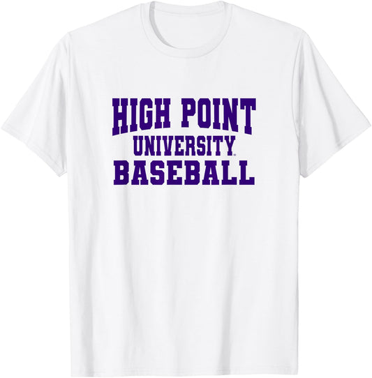 High Point Panthers University Baseball Sports Fan T-Shirt - T-Shirt | White