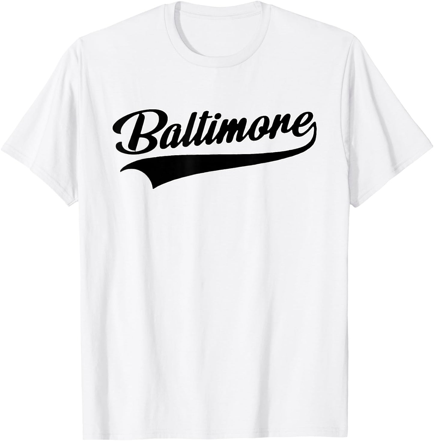 Baltimore - Throwback Design - Classic T-Shirt - T-Shirt | White