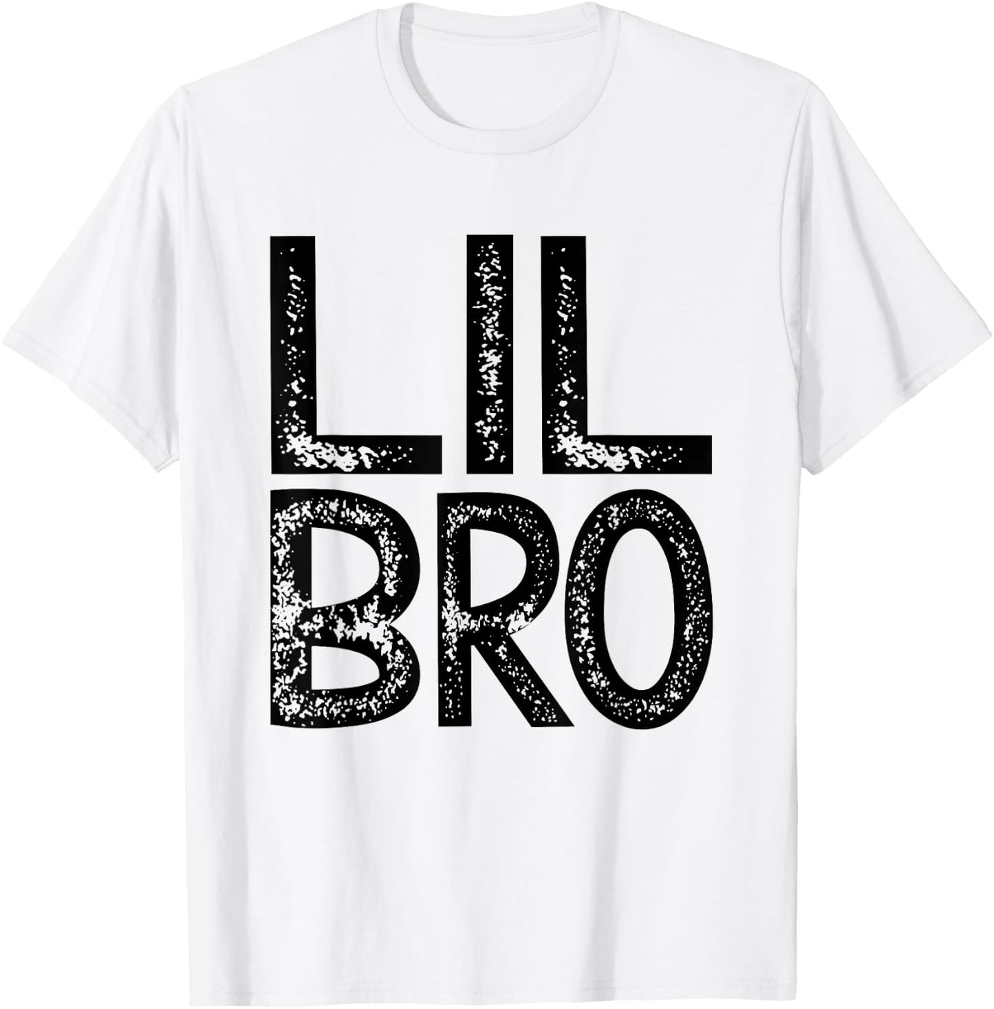 Lil Bro Brother Kleiner Bruder Geschenk Geburtstag Vintage T-Shirt - T-Shirt | White
