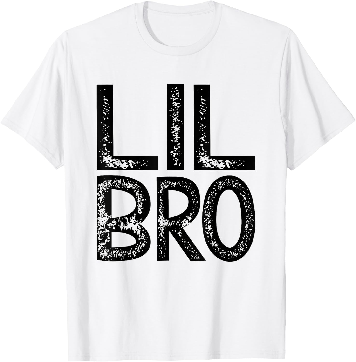 Lil Bro Brother Kleiner Bruder Geschenk Geburtstag Vintage T-Shirt - T-Shirt | White