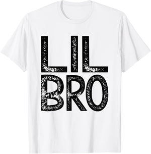 Lil Bro Brother Kleiner Bruder Geschenk Geburtstag Vintage T-Shirt - T-Shirt | White