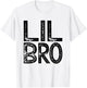 Lil Bro Brother Kleiner Bruder Geschenk Geburtstag Vintage T-Shirt - T-Shirt | White