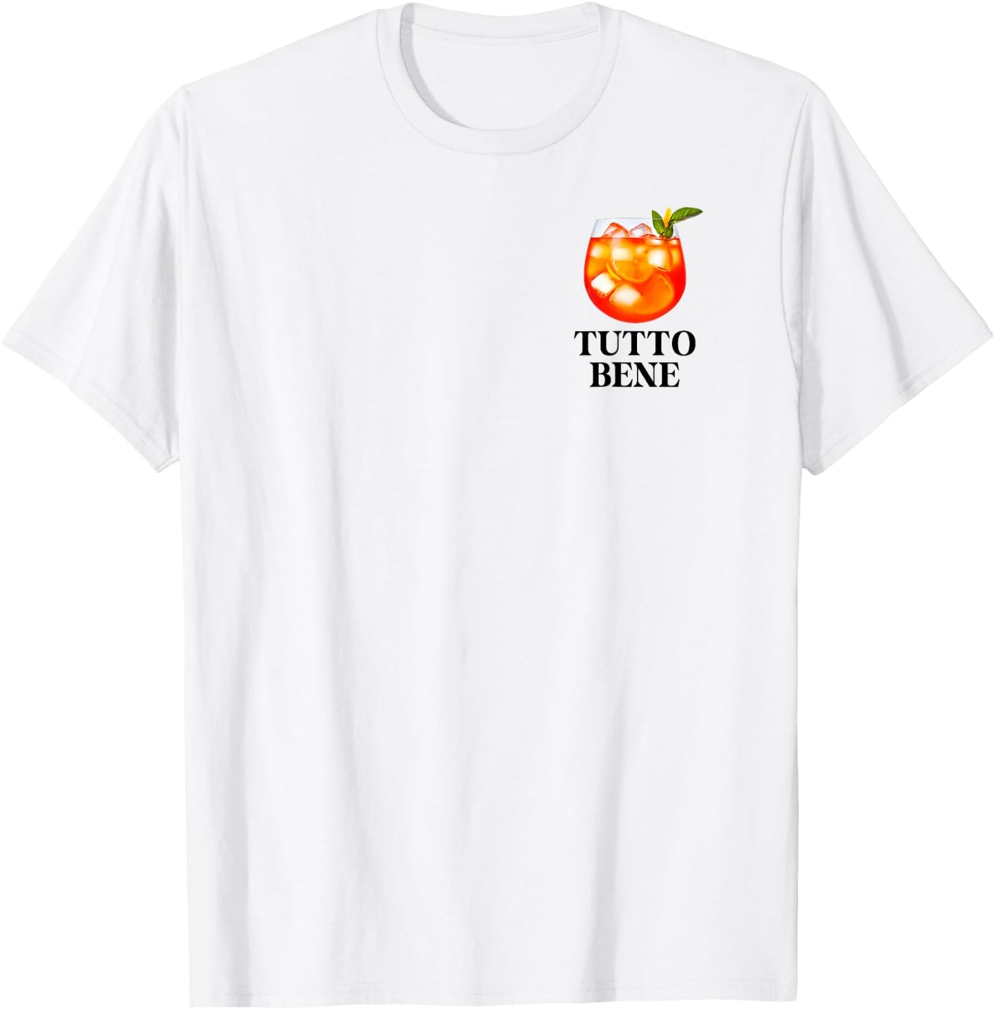 Tutto Bene, Aperöchen Spritz Club Collection , White T-Shirt - T-Shirt | White