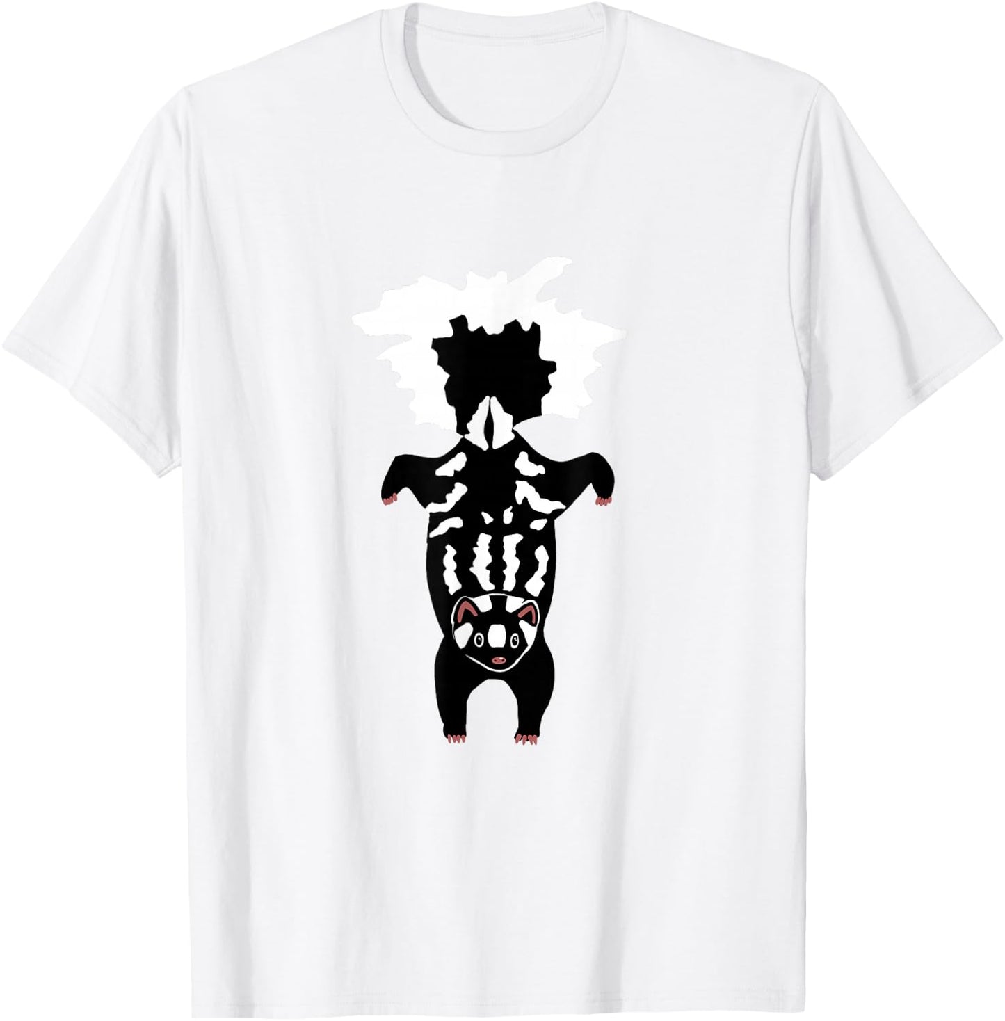 Adorable Spotted Skunk Handstand T-Shirt - T-Shirt | White