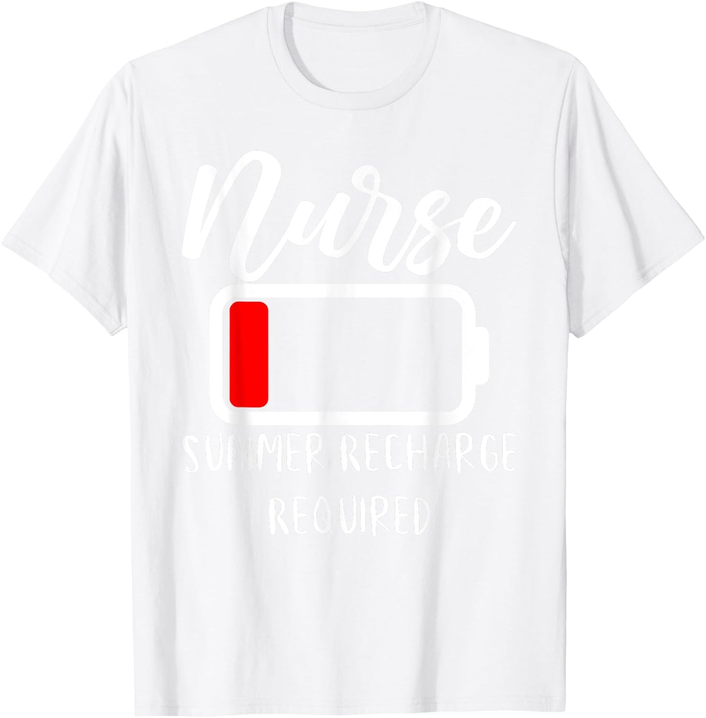 Funny Nurse School Last Day Saying For Summer School Nurse Men Women T-Shirt - T-Shirt | White
