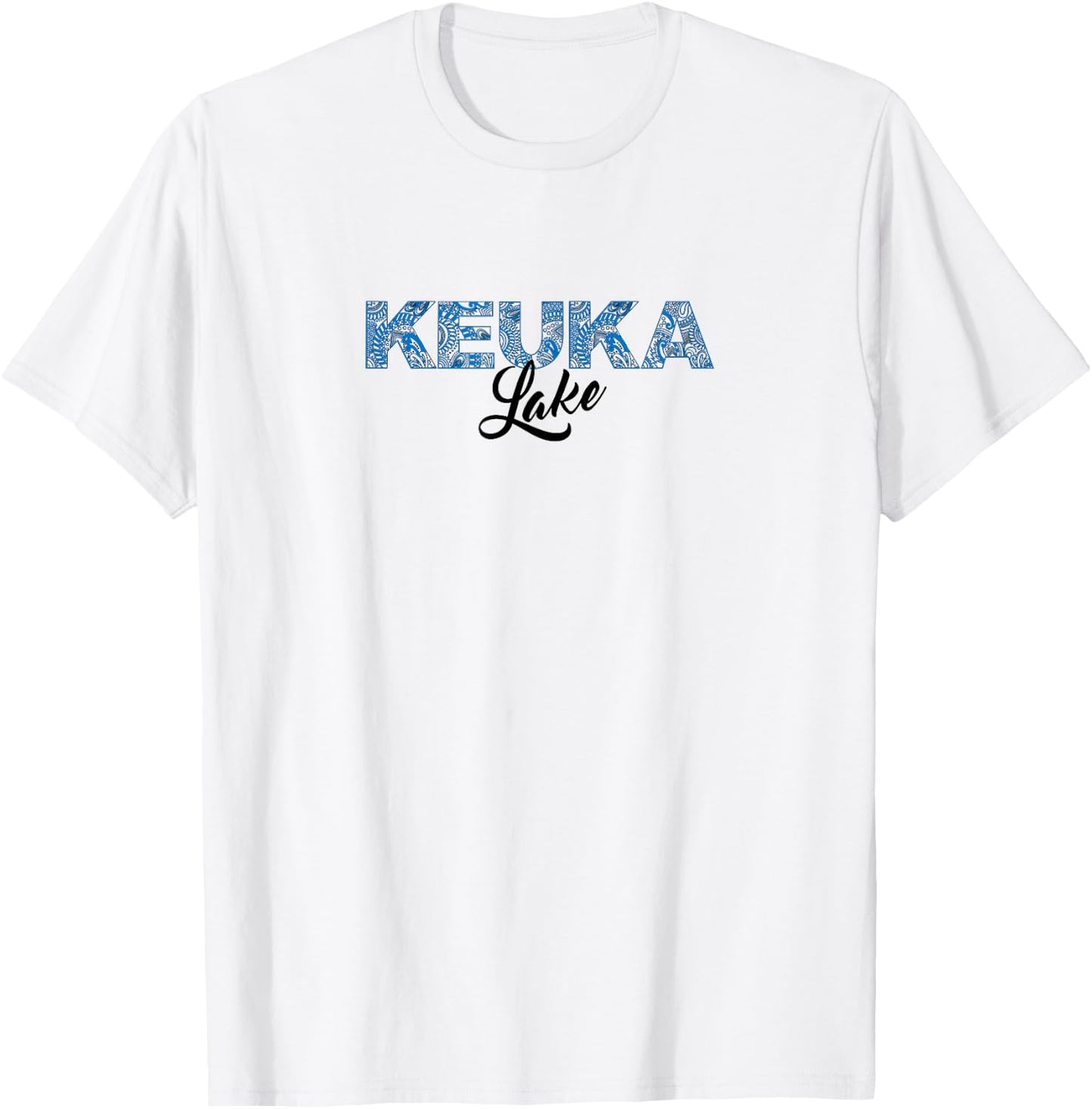 Keuka Lake Finger Lakes Fishing NY Upstate Keuka Gift T-Shirt - T-Shirt | White