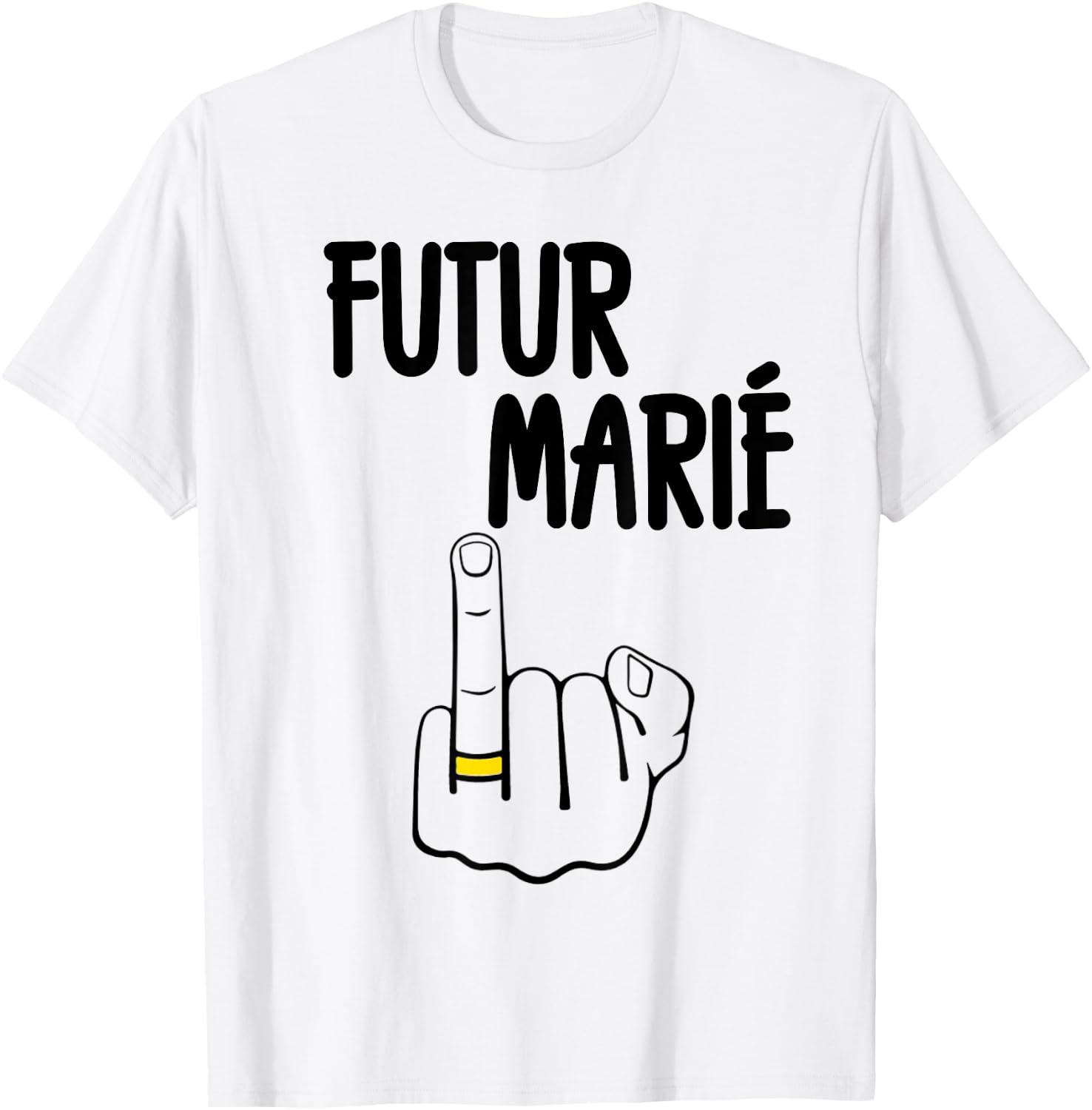 Futur Marié Enterrement Vie De Garçon EVG Humour , white, S T-Shirt - T-Shirt | White