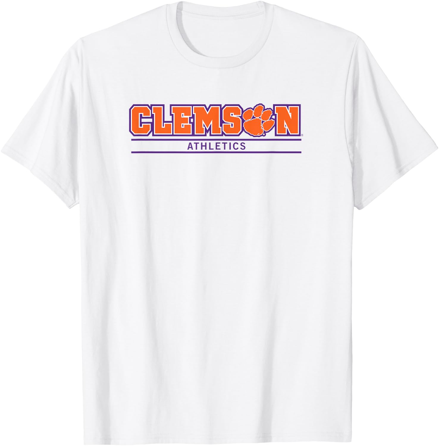 Clemson Tigers Athletics Gray Officially Licensed T-Shirt - T-Shirt | White