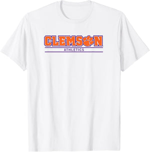 Clemson Tigers Athletics Gray Officially Licensed T-Shirt - T-Shirt | White