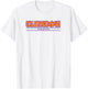 Clemson Tigers Athletics Gray Officially Licensed T-Shirt - T-Shirt | White