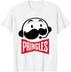 Pringles Logo Mr P Gaming-Kopfhörer-Mikrofon T-Shirt - T-Shirt | White