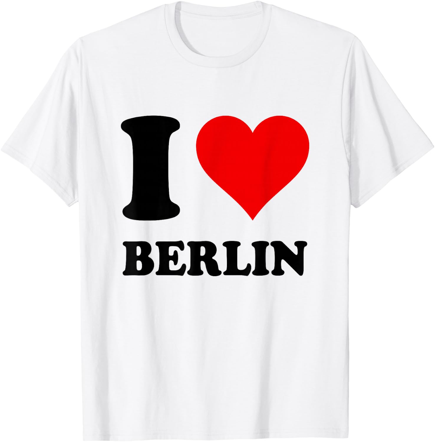 with German Text "Ich Liebe, White T-Shirt - T-Shirt | White