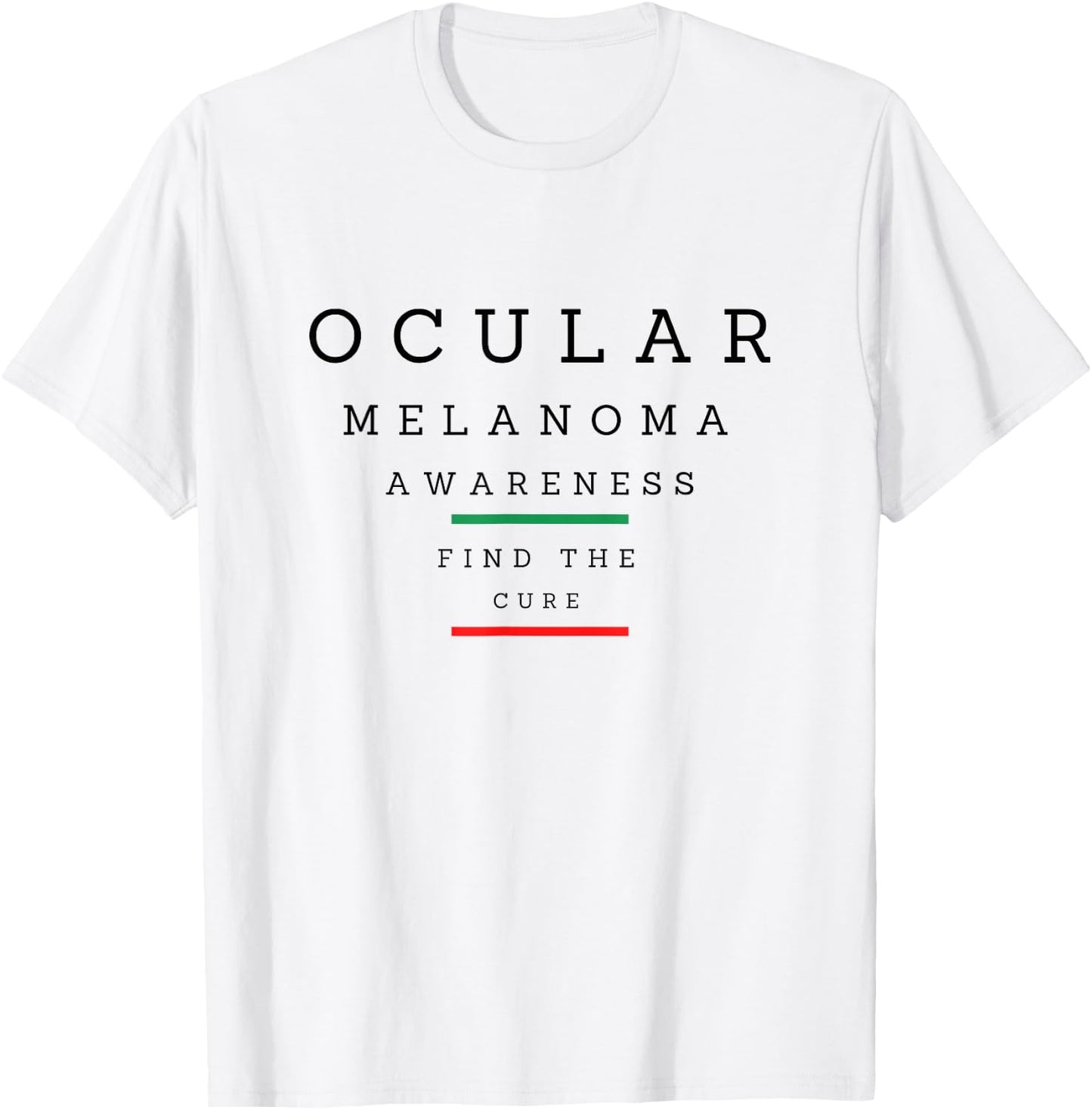 Ocular Melanoma Awareness T-Shirt - T-Shirt | White