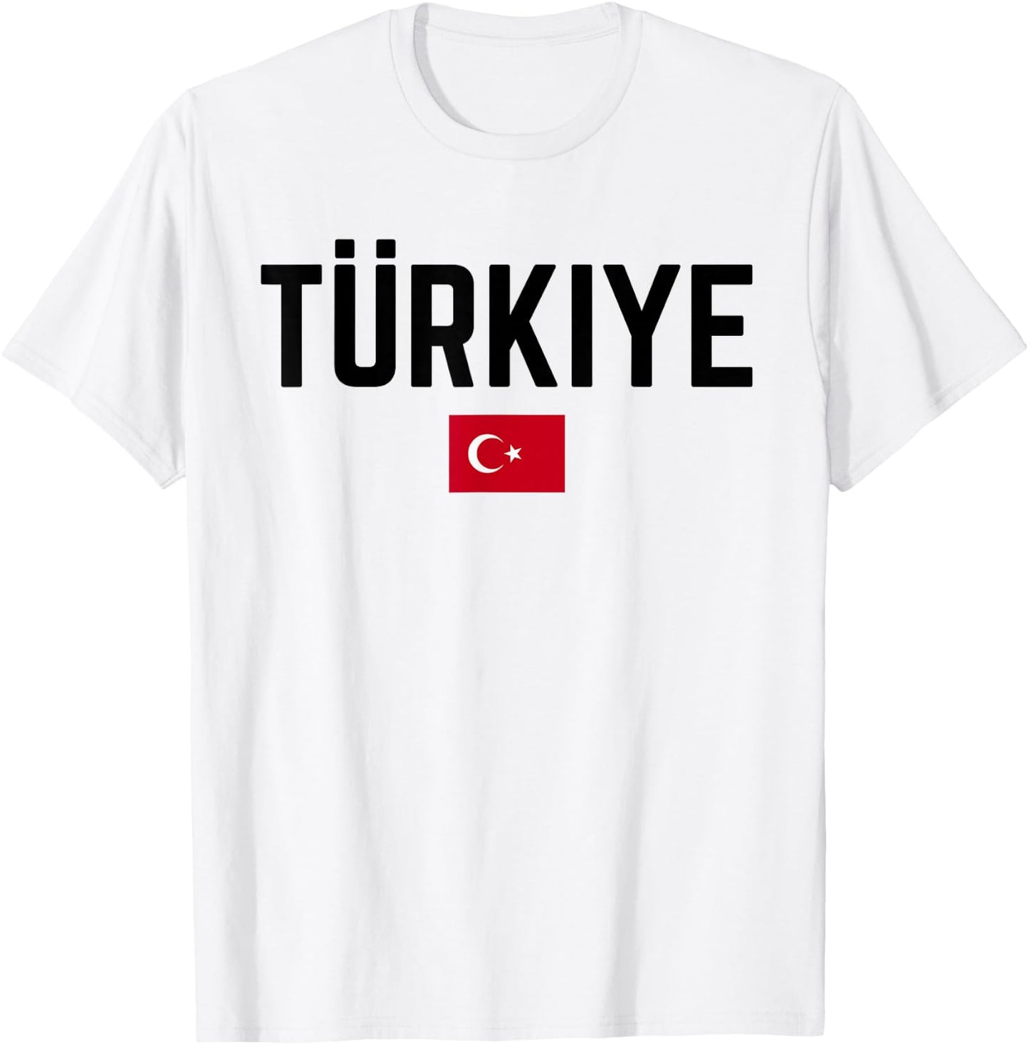 TÜRKIYE Flag | Men Women Kids | TURKEY TÜRKIYE T-Shirt - T-Shirt | White
