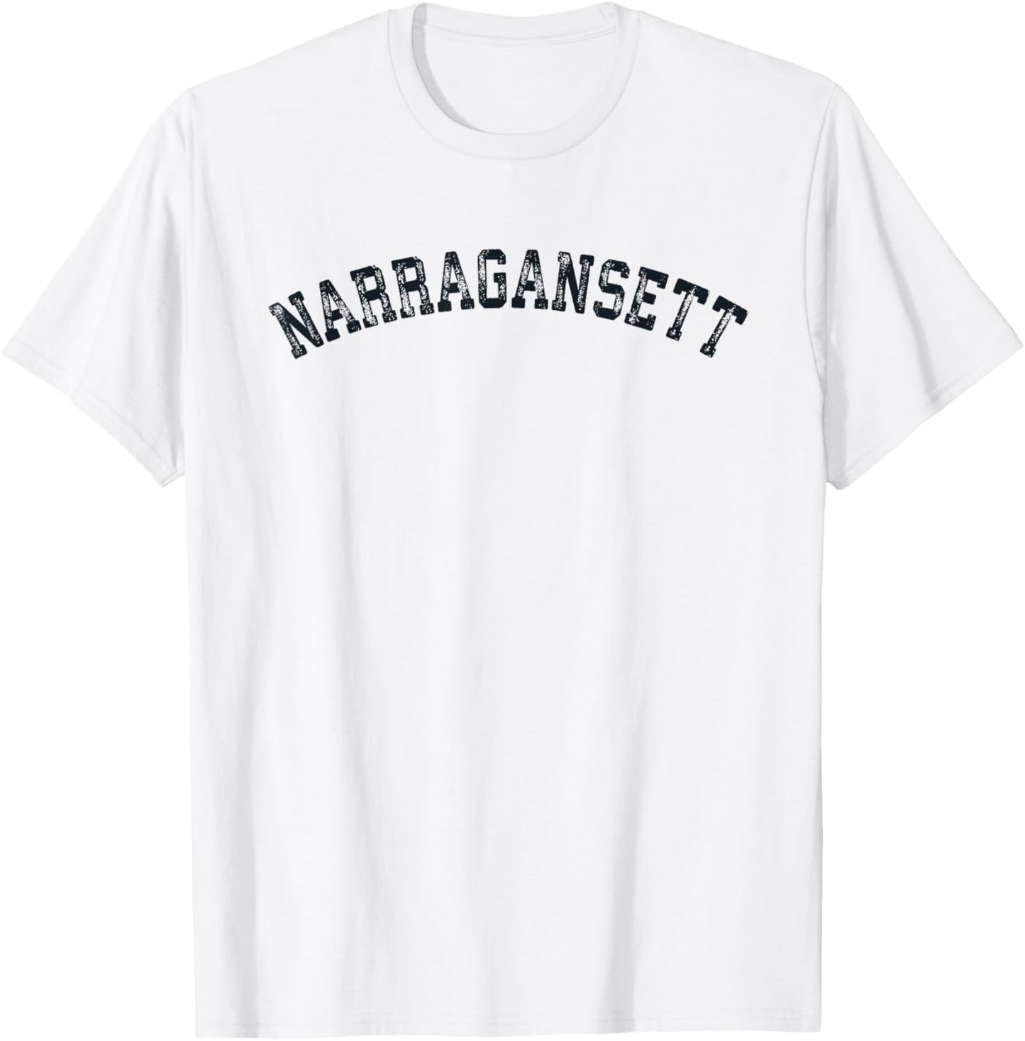 Vintage Narragansett RI T Shirt Scrum Old 401 Retro Sports T T-Shirt - T-Shirt | White