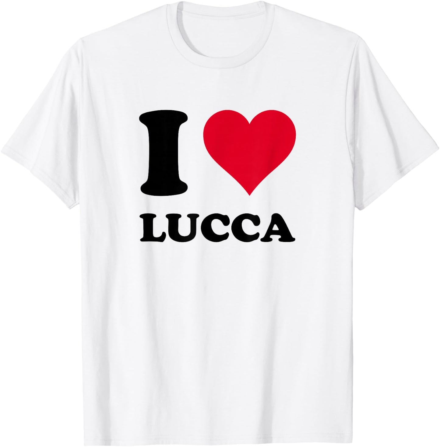 I Love Lucca T-Shirt - T-Shirt | White