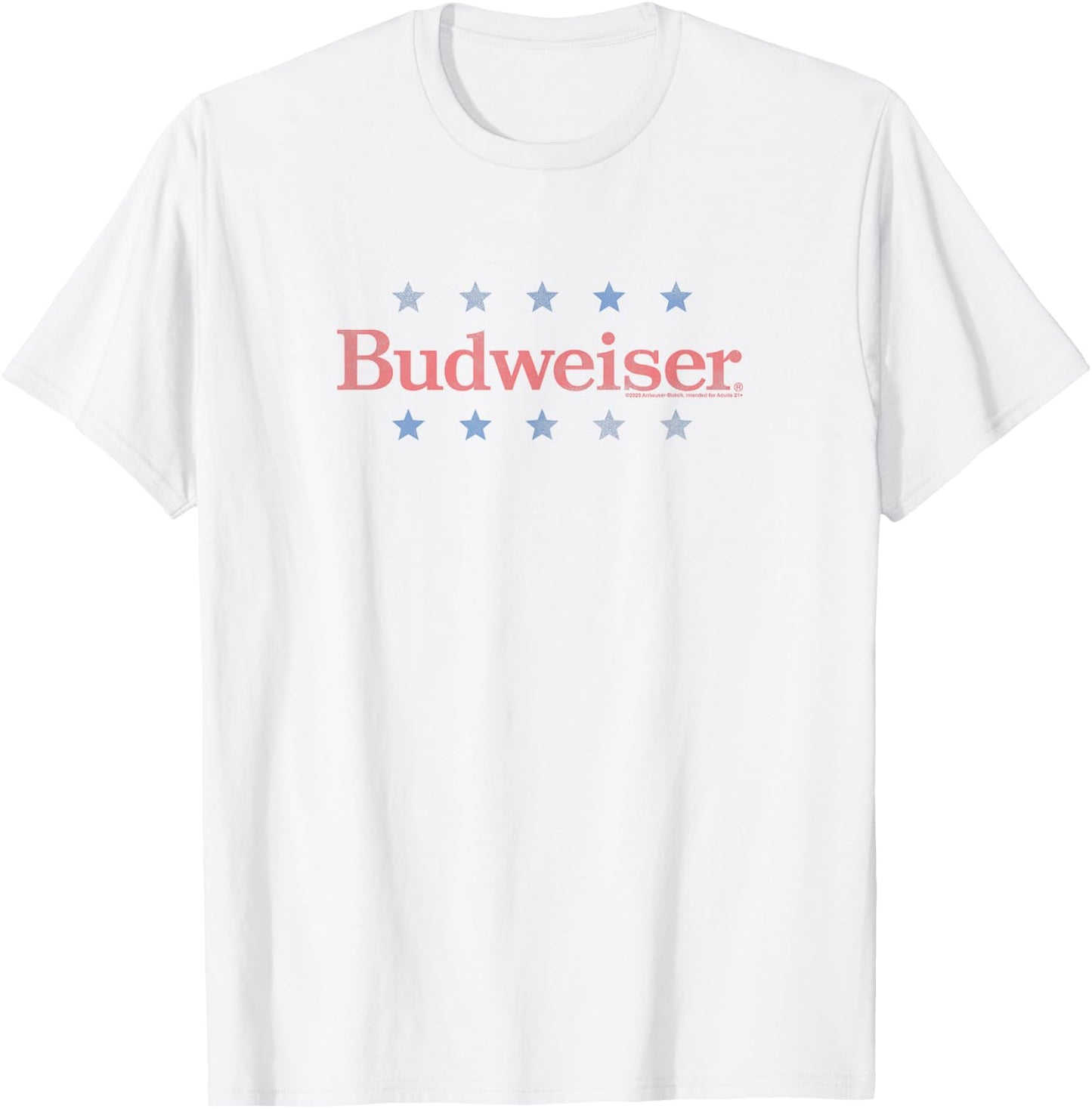 Budweiser - Bud Americana Tonal Washed T-Shirt - T-Shirt | White
