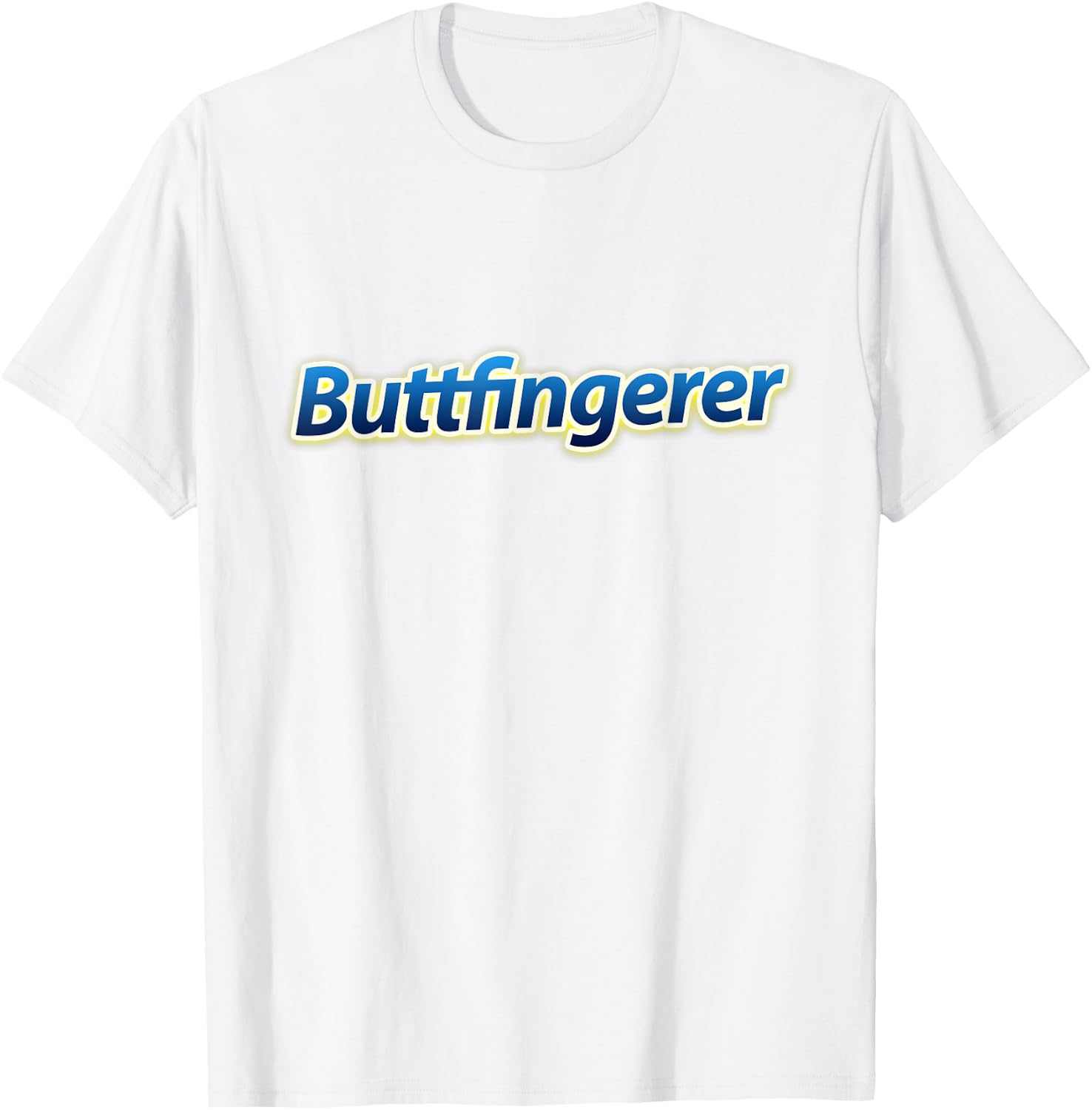 Buttfingerer, Funny Gag Joke Meme T-Shirt - T-Shirt | White