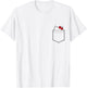 Hello Kitty Peeking Pocket Shirt T-Shirt - T-Shirt | White