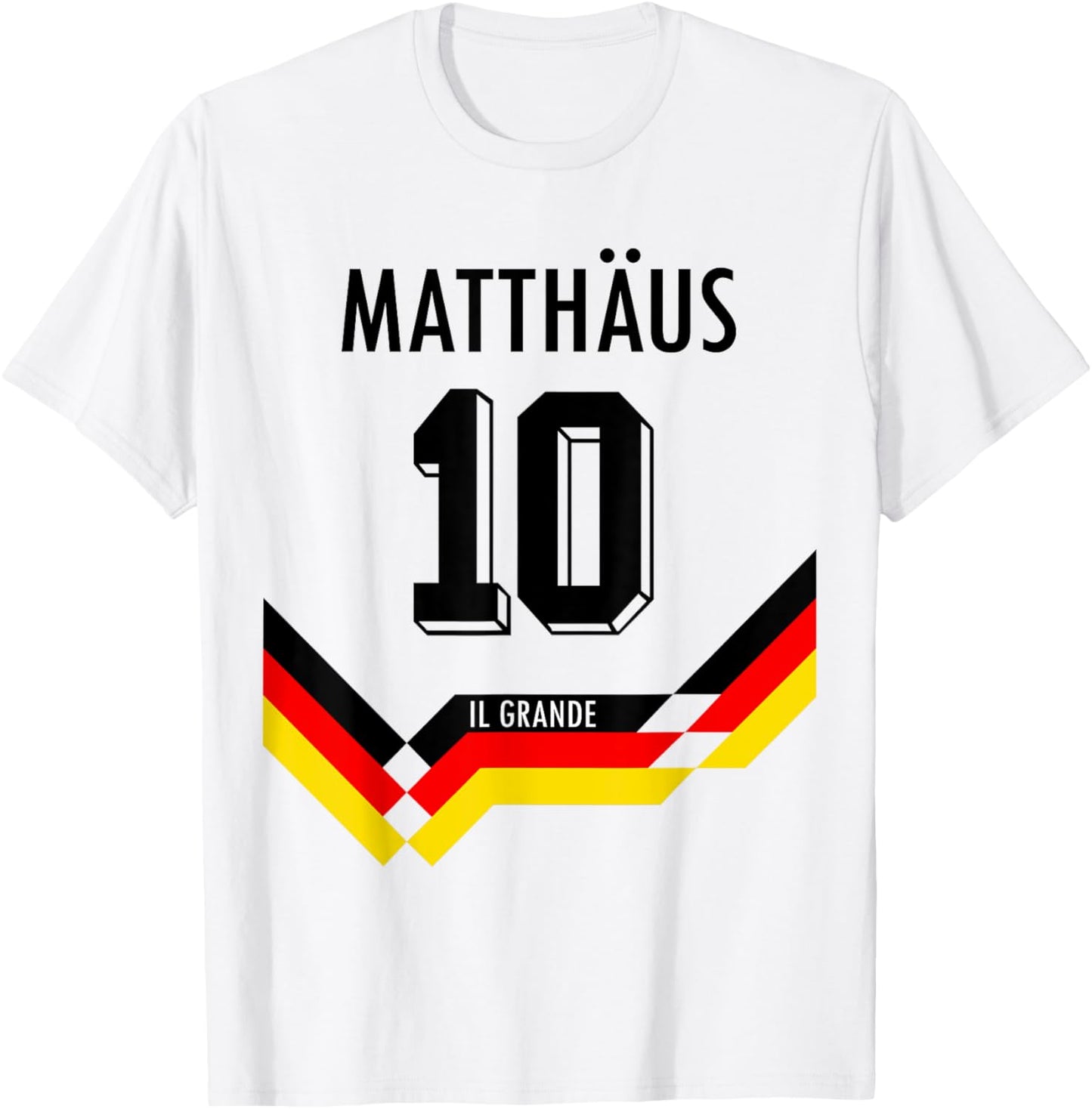 Matthäus #10 Deutschland Fußball Fans T-Shirt - T-Shirt | White