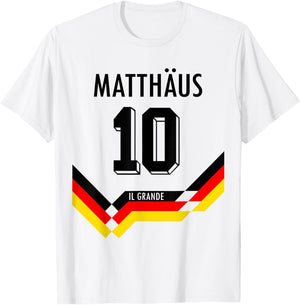 Matthäus #10 Deutschland Fußball Fans T-Shirt - T-Shirt | White