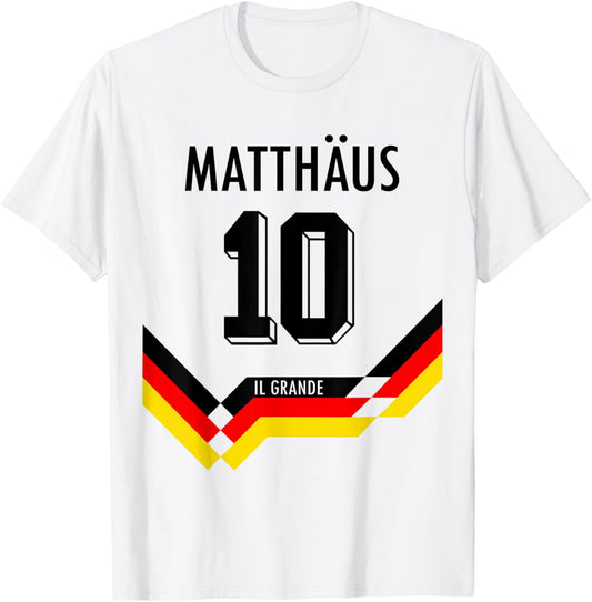 Matthäus #10 Deutschland Fußball Fans T-Shirt - T-Shirt | White