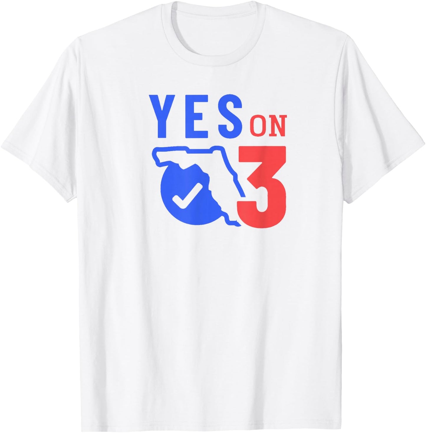 Vote Yes on 3! T-Shirt - T-Shirt | White