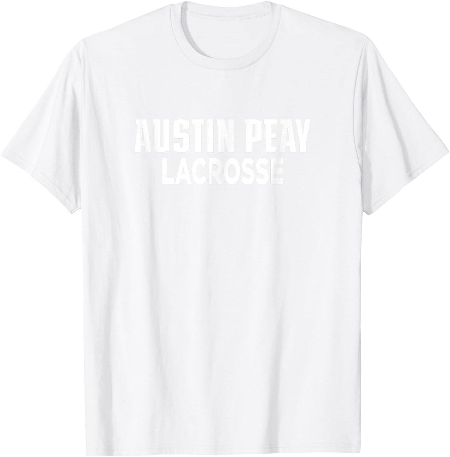 Austin Peay State University Lacrosse Governors Apparel Fans T-Shirt - T-Shirt | White