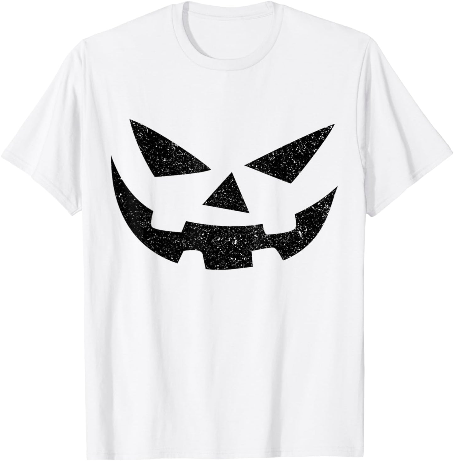 Jack O Lantern Shirt Men Women Kids Halloween Pumpkin Face T-Shirt - T-Shirt | White