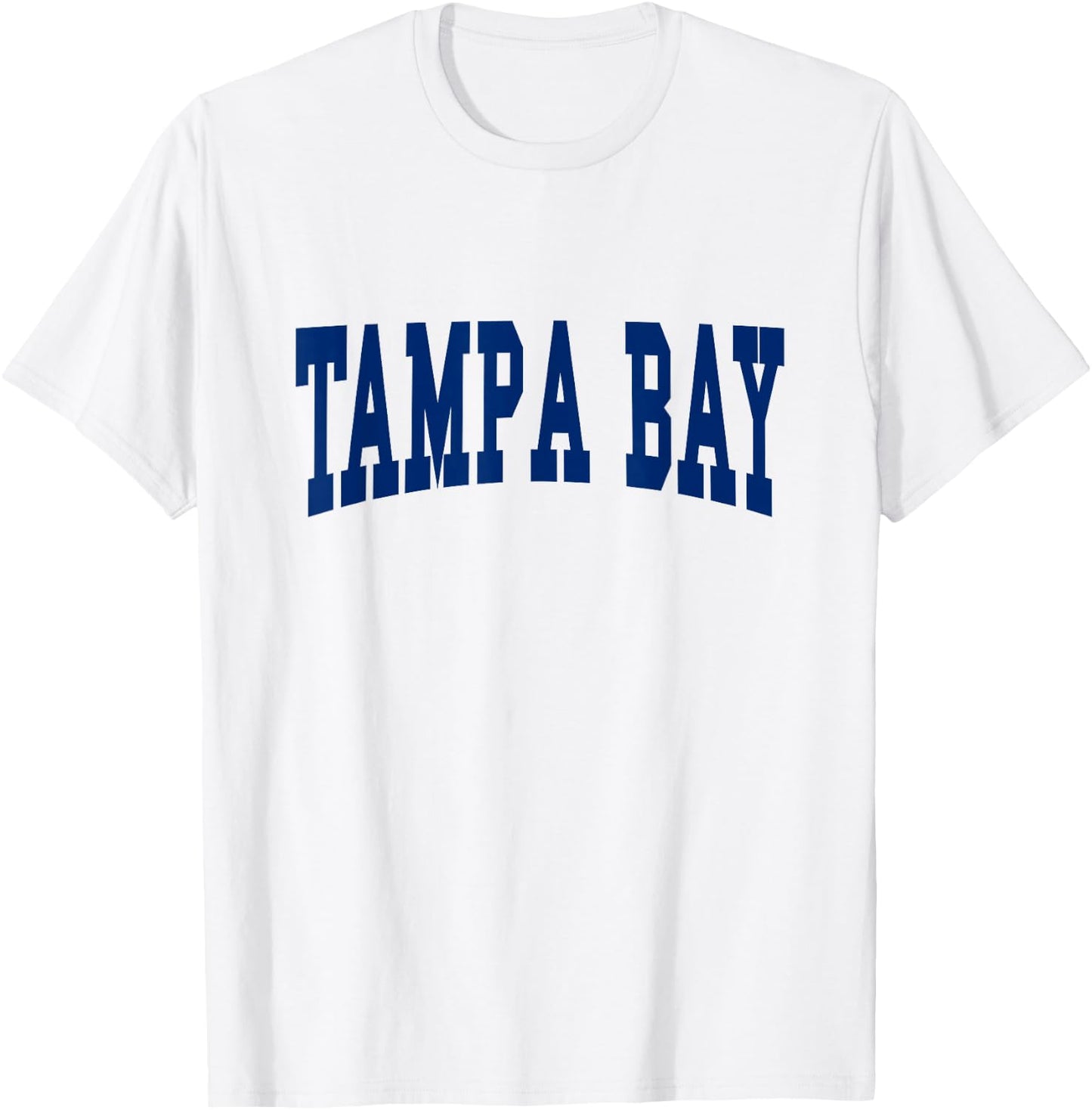 Graphic Apparel Co. - Tampa Bay - Hometown Pride - Throwback Design - Classic Adults - White - Small - Short Sleeve T-Shirt - T-Shirt | White