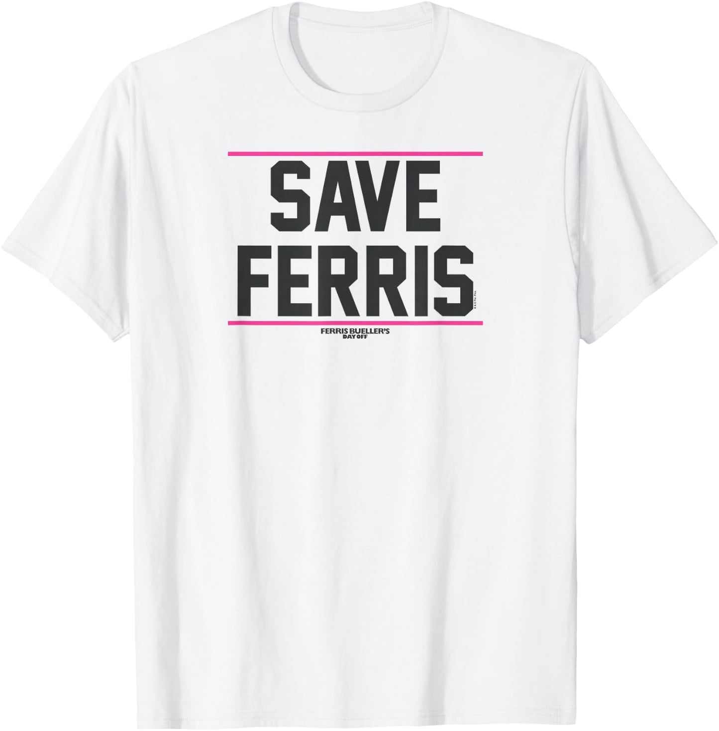 Ferris Bueller's Day Off - Save Ferris T-Shirt - T-Shirt | White