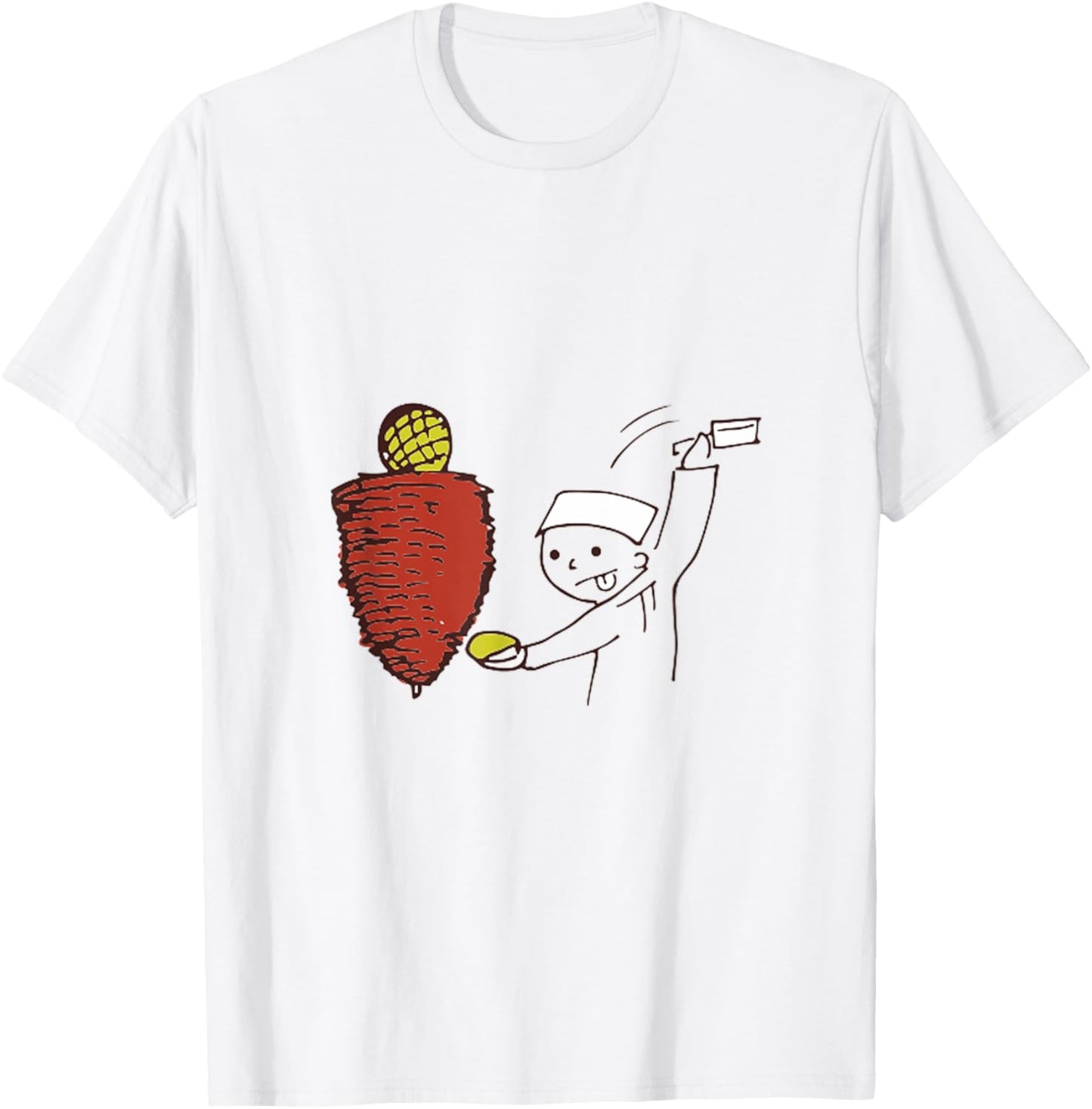Chef Taco el Pastor Mexican Food T-Shirt - T-Shirt | White