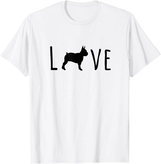 Boston Terrier - Bostie - Dog Dad Mom Pet T-Shirt - T-Shirt | White