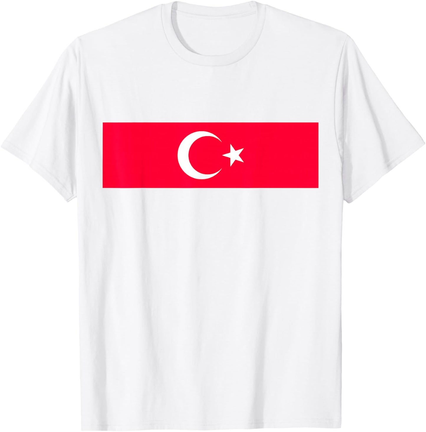 Turkish Flag , white, S T-Shirt - T-Shirt | White