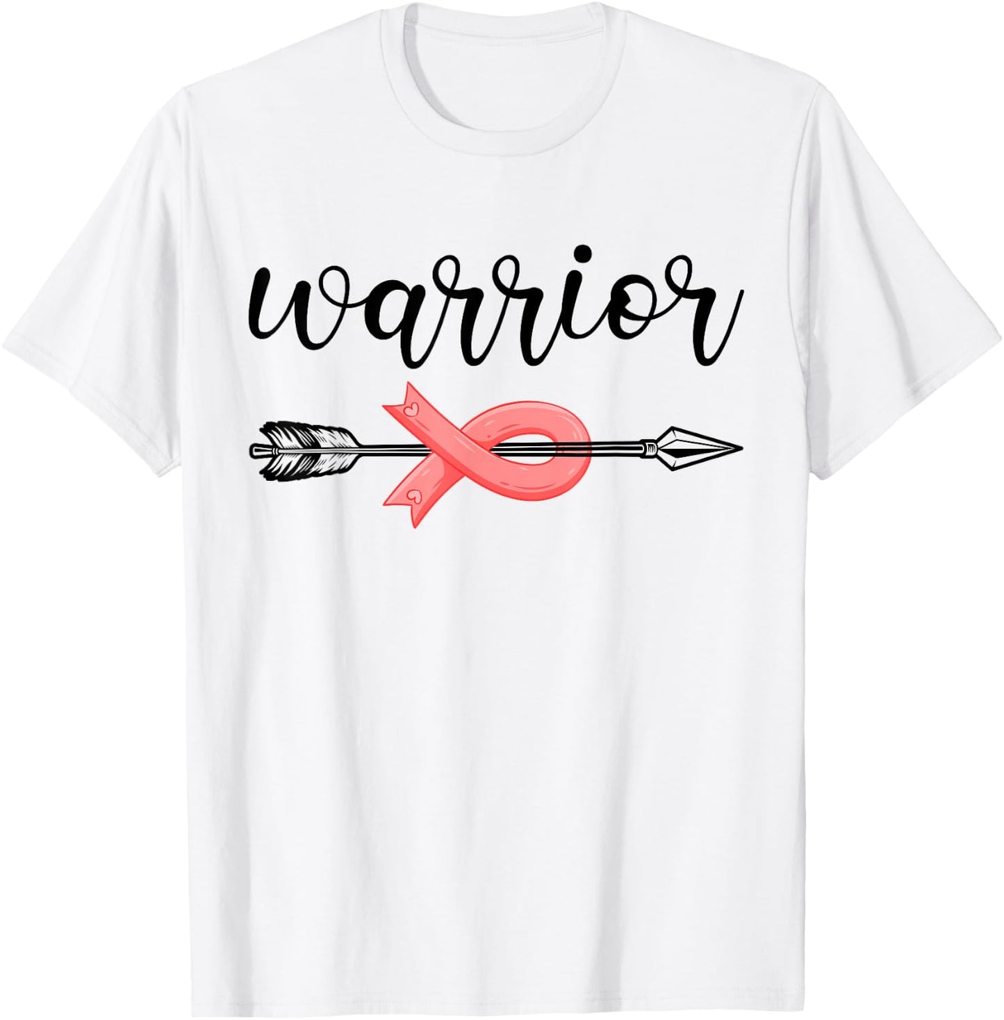 Endometrial Uterine Cancer Warrior Uterine Cancer Awareness T-Shirt - T-Shirt | White