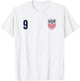 Officially Licensed US Soccer Ricardo Pepi, Legacy #9 T-Shirt - T-Shirt | White